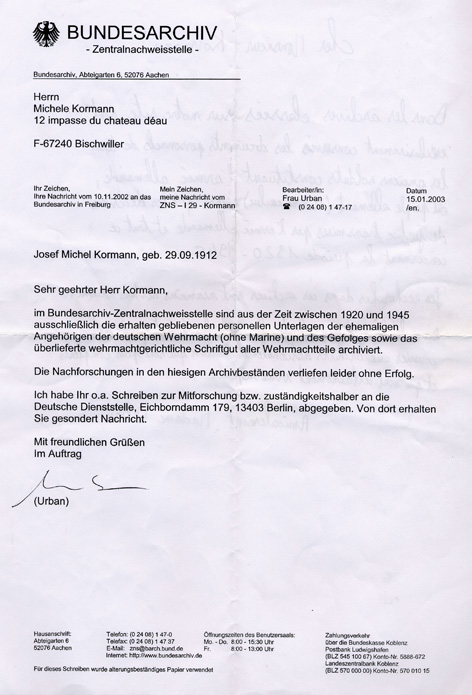Budesarchiv Freiburg