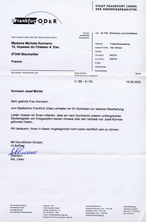 Frankfuhrt An der Oder